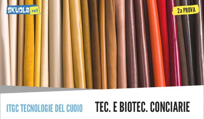 Traccia e Soluzione Seconda prova: Tecnologie e Biotecnologie Conciarie maturità 2018